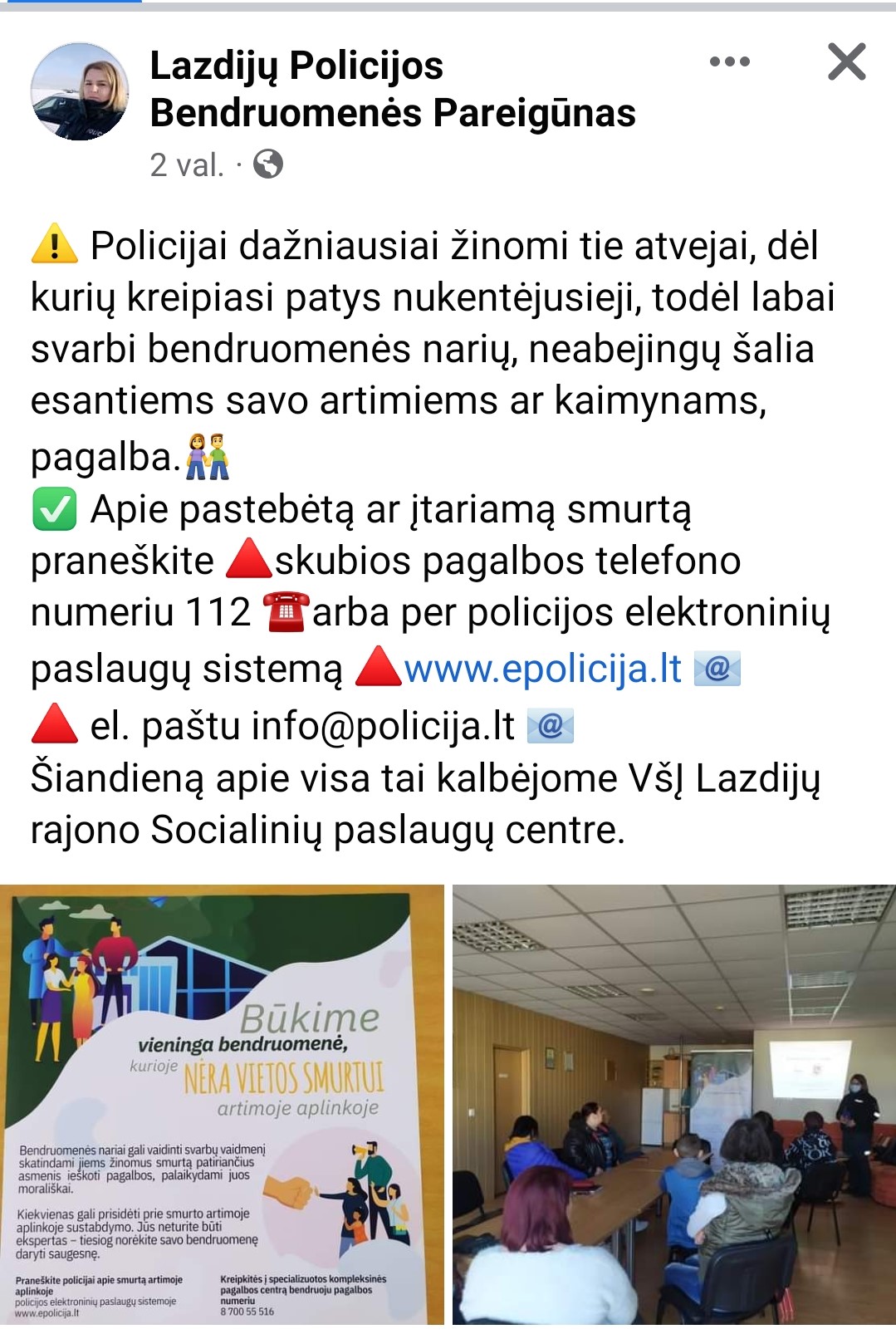 Meetings with communities (5)
