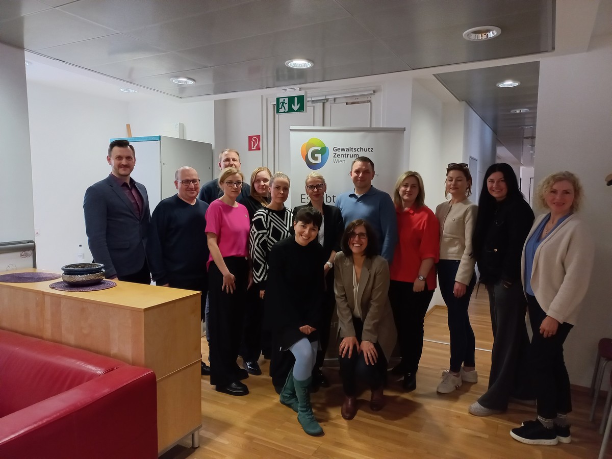 "Improvement of the Quality of Work in the Justice Chain Project and Strengthening of Competencies to Protect Victims of Domestic and Gender-based Violence", activity No. 4.1.1 "Organizing Study Visits Abroad and Workshops in Norway", Internship in Vienna (4)